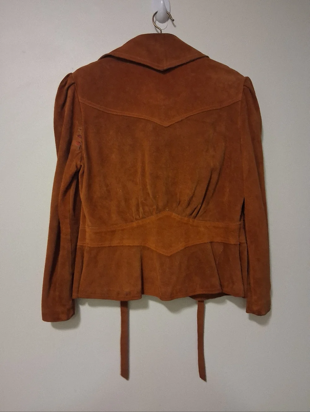 Gassy Jack Women’s Suede Jacket in Rust Brown - Vintage Style - Picture 6 of 9